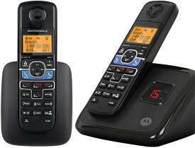 Motorola Bluetooth搭載モトローラーデジタルコードレスフォン盗聴がされ難くクリアな音声通話が可能なDECT6.0採用ブルートゥース対応端末があればヘッドセットやハンズフリーで通話が可能デジタル留守番電話機能付き電話機 ブラック コードレス子機1台付き