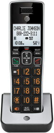 AT&T コードレス電話機用子機シルバー×ブラック 増設可能増設用子機 シルバー×ブラックDECT 6.0 FOR Cordless Handset