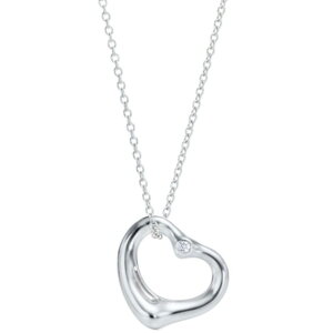 Tiffany&Co. �e�B�t�@�j�[ ���f�B�[�X�I�[�v���n�[�g�y���_���g �����|�C���g�_�C���G���T�y���b�e�B �X�^�[�����O�V���o�[�`�F�[���y���_���g�l�b�N���X �A�N�Z�T���[�n�[�g�̗��ʂɃ_�C��