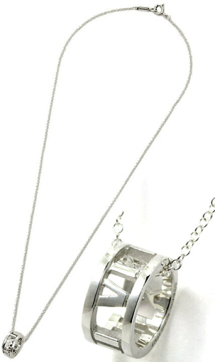 楽天市場】Tiffany&Co. ティファニーアトラス トップリングペンダント  