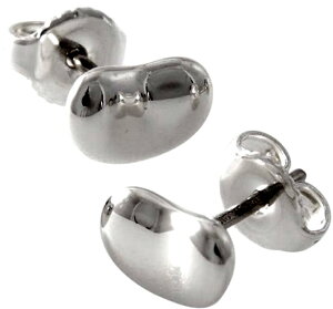 Tiffany&Co. eBt@j[r[sAXX^[O Vo[925}  9mm GTybeBBean pierced earringOriginal designs copyrighted by Elsa Peretti.