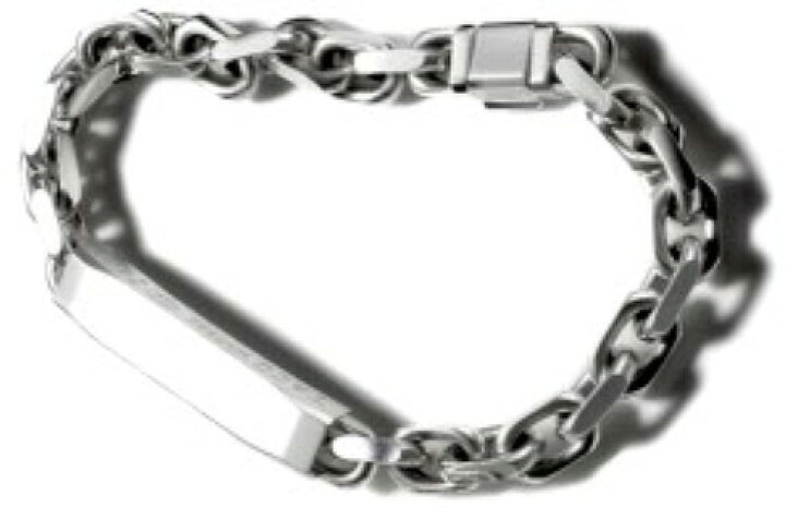 楽天市場】Tiffany&Co. ティファニーIDプレートチェーンブレスレット  
