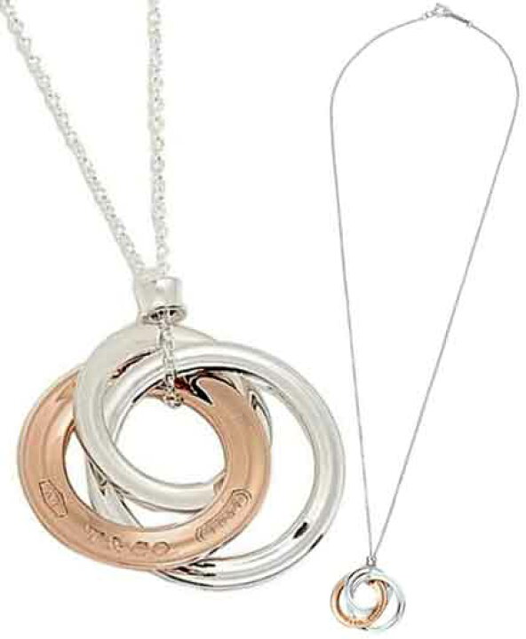楽天市場】Tiffany&Co. ティファニートリプルサークルリングペンダント  
