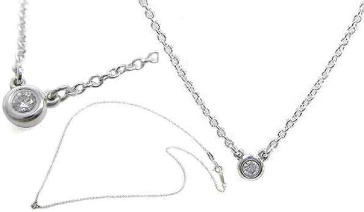 楽天市場】TIFFANY&Co. ティファニー 一粒ネックレスダイヤモンド 