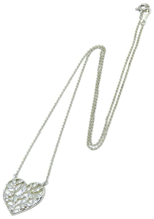 楽天市場】Tiffany&Co. ティファニーオリーブリーフハートペンダント 