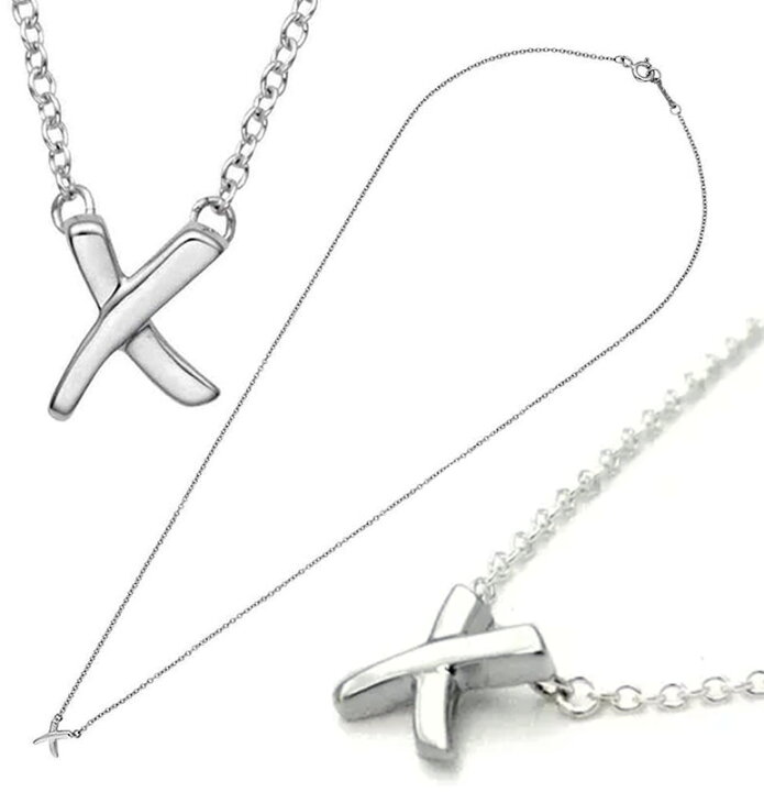 楽天市場】Tiffany&Co. ティファニーXペンダントクロスミニチェーン  