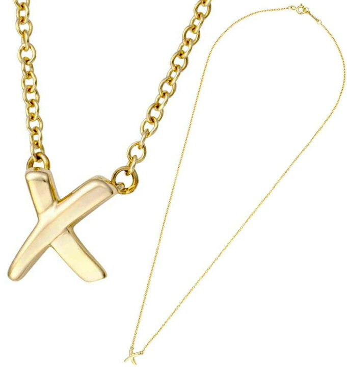 楽天市場】Tiffany&Co. ティファニーXペンダントクロスミニK18 