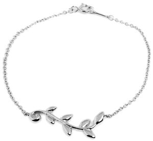 Tiffany&Co. eBt@j[ fB[XI[u[t@C`[X^[O Vo[~fBA ANZT[} t N`F[Paloma PicassoOLIVELEAF BRACELETaMtgALO