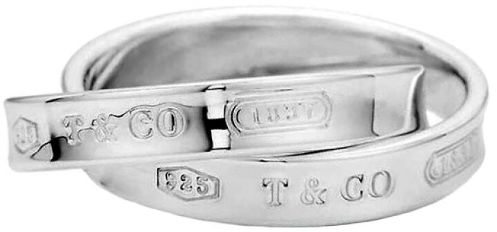 楽天市場】Tiffany&Co. ティファニー 指輪1837インターロッキング 
