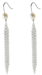 Tiffany&Co. eBt@j[bV^bZsAX`F[ӂ X^[O Vo[925GTybeBbVEH[^[p[^ DȃtHMESH TASSEL PIERCED EARING Elsa Peretti.