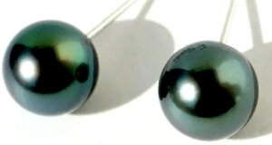 Tiffany&Co.eBt@j[ fB[X sAX18KzCgS[h ^q`Ap[ubNp[×Vo[ ^ WHTAHITIAN PEARL PIERCED EARINGS WHITE GOLD