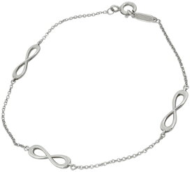 Tiffany&Co. ティファニーインフィニティエンドレスチェーンブレスレットシルバーチェーンスターリングシルバー アクセサリーエンドレスループチャーム永遠の絆、エネルギーと生命力を象徴INFINITY CHARM CHAIN BRACELET