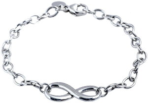 Tiffany&Co. eBt@j[fB[X CtBjeB_uN`F[uXbgVo[`F[X^[OVo[ ANZT[  rINFINITY CHARM CHAIN BRACELET