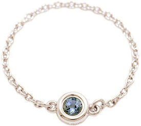Tiffany&Co. ティファニー レディース 指輪カラーバイザヤードリングラウンドアクアマリン スターリングシルバーエルサペレッティ 0.06カラット7号 9号 11号 14号 17号Original designs copyrighted by Elsa Peretti