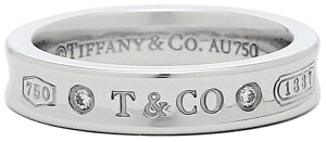 TIFFANY&Co. eBt@j[ fB[X w1837 _ChO18KzCgS[h i[O ANZT[T&CO 0.02Jbg_fUC Vo[RNVw EFfB