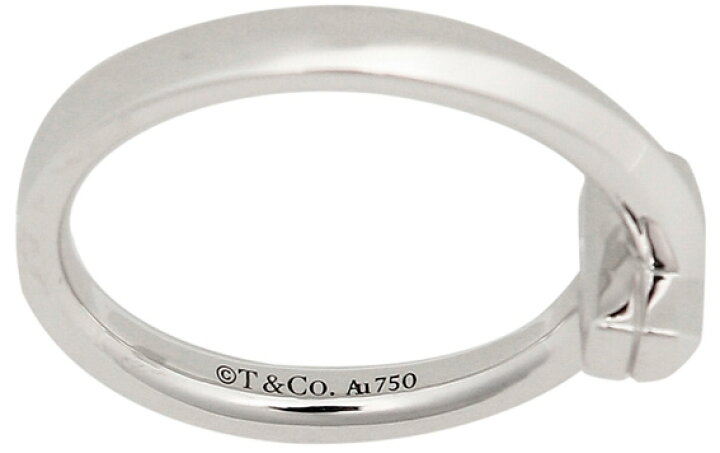 楽天市場】Tiffany&Co. ティファニーT レディース指輪18Kホワイト  