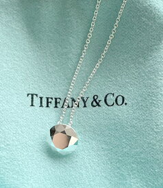 Tiffany&Co. ティファニー2カラットペンダントネックレスファセット 2ct スターリング シルバーチェーンElsa Peretti PENDANT NECKLACEアクセサリー エルサペレッティ