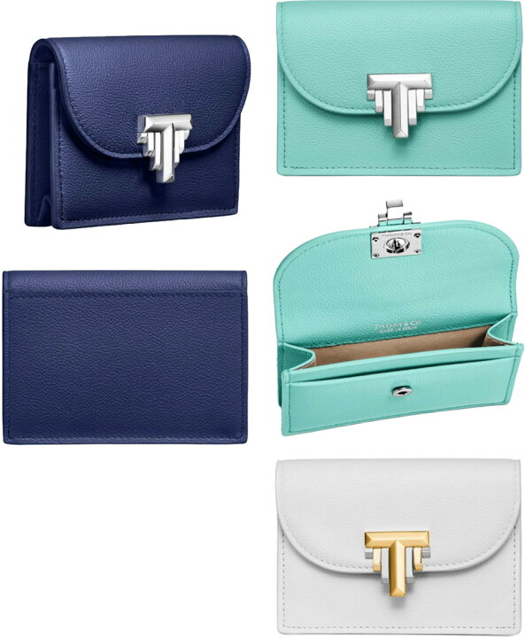 楽天市場】Tiffany&Co. ティファニーフラップ付き名刺入れ カード  