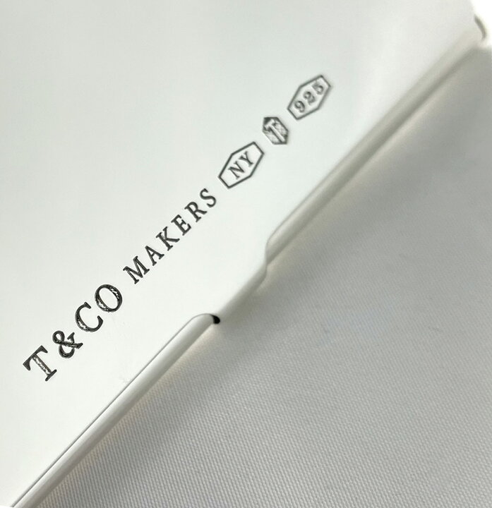 楽天市場】Tiffany&Co. ティファニースターリングシルバーカードケース  