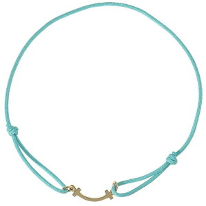Tiffany&Co. ディファニー レディース メンズ18Kイエローゴールドブレスレットティファニーブルーコード Tスマイルコレクションスマイルブレスレット ティファニーアクセサリーノットスライ