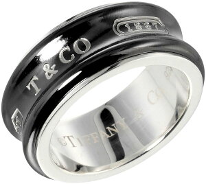 Tiffany&Co. eBt@j[ w Y fB[X1837 ubN`^OT&COzCgS ANZT[Titanium BLACK RING NY X^[OVo[nݔN 1837RNV`^O