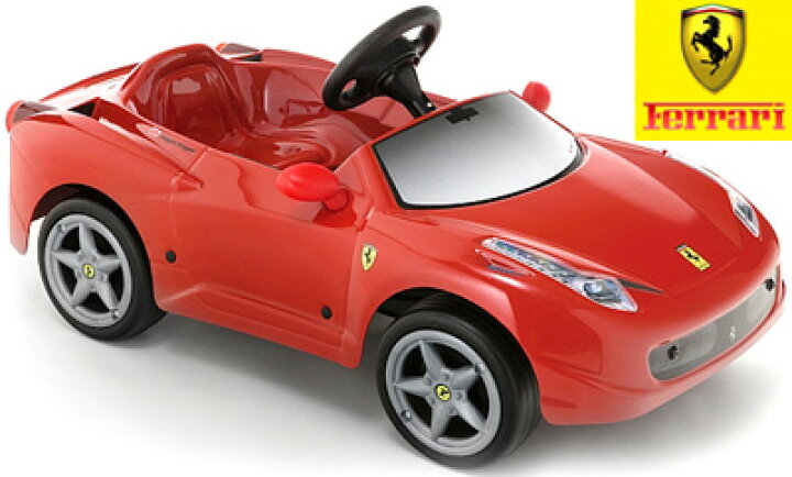 楽天市場】Ferrari 458 Itaria スーパーカー子供用電動乗用カー 