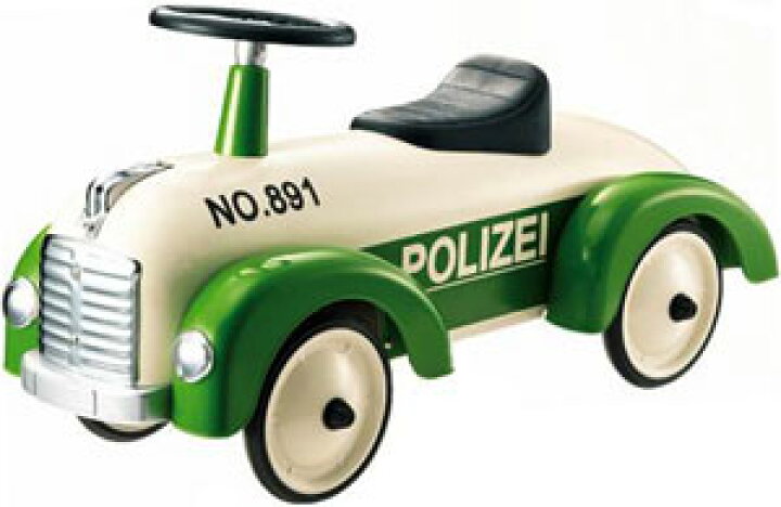 楽天市場】アルタバーグ ARTABURG足蹴り乗用玩具 パトカー ベージュ 