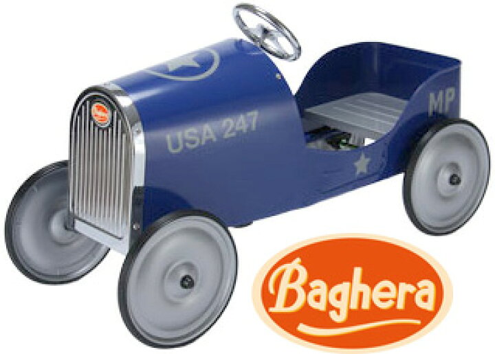 Baghera Legend classique☆バゲーラ Baghera Legend classique☆バゲーラ Baghera Pedal  Car Classic Baghera レトロカー風おもちゃ 青