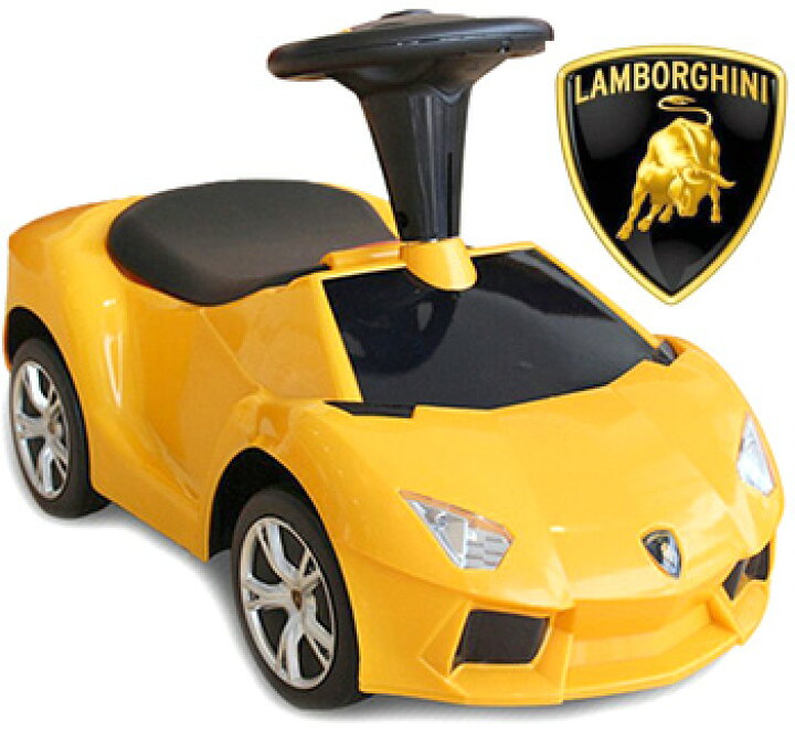 楽天市場 イタリアの名車lamborghini乗用玩具ライドオンスポーツカースーパーカー イエロー レッドお子様へのプレゼントに最適足蹴り 足こぎ 足けり おもちゃ キックカー足蹴り乗用玩具ランボルギーニ正規ライセンス商品シート下におもちゃを収納 Kaminorth
