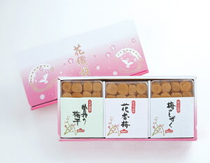 【梅干3種詰合せギフト】【ご贈答用】花織姫B