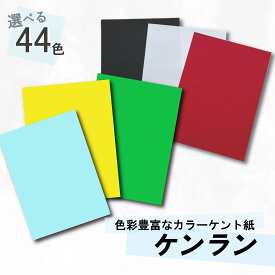 4月最大350円OFFクーポン 【選べる44色(あ～た行)】 ケンラン A3 50枚 厚さ0.17mm 1000枚あたり135kg ケント紙 特殊紙 ファンシーペーパー 印刷用紙 カラーペーパー 紙飛行機 カード ペーパークラフト 紙飛行機 模型　立体制作 工作 ポップアップ 再生紙