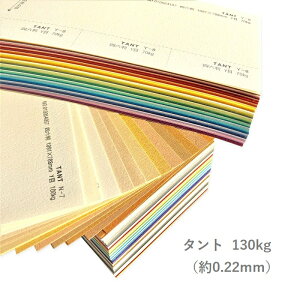 10月最大800円OFFクーポン 【特殊紙】タント 130kg(0.22mm) 【TANT ファンシーペーパー 印刷用紙 ラフ肌 柔らかいエンボス】