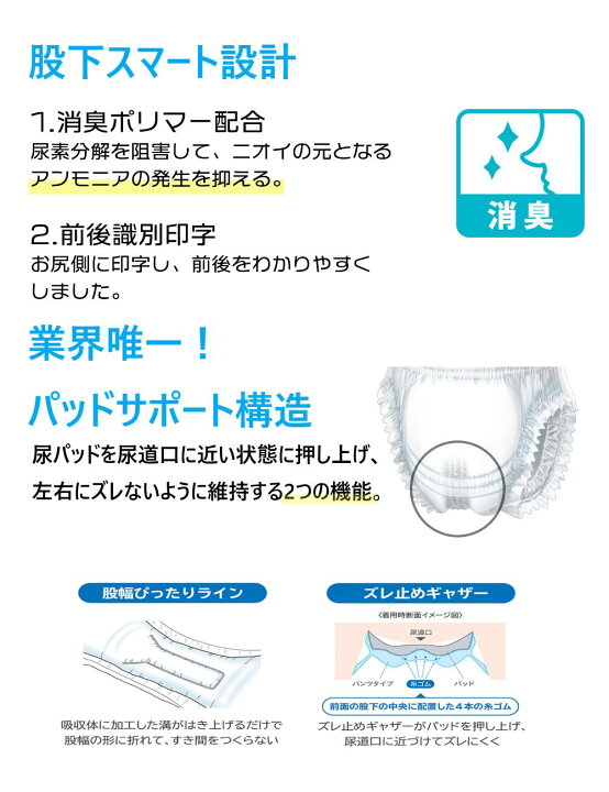 楽天市場】大人用紙おむつ ネピアテンダーはくだけフィットパンツ M 