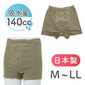 当日配送 ニット トランクス 140 カバード グレー M L LL 紳士用 ニシキ メンズ ブリーフ シニア 安心パンツ 失禁対策 失禁パンツ 下着 パンツ 高齢者 介護 衣類 介護用品