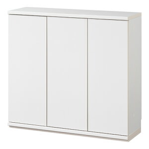 白井産業 ピタシエ キャビネット PTS-8590D NA/WH PITASHIE カウンター下収納 ダイニングボード 開き戸