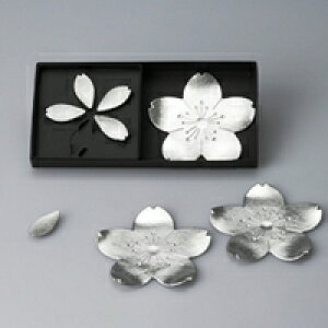 【10/31までポイント10倍】能作 桜・さくら 501701 箸置き・トレーセット