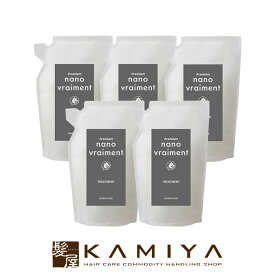 【ガチャで最大10%OFF】サニープレイス プレミアム ナノブレマン トリートメント 4L（800ml×5袋）|ダメージケア キューティクル 補修 ツヤツヤ 艶々 乾燥 パサつき かゆみ ふけ かゆみ 頭皮 ケア スカルプ スキャルプ ハリコシ 保湿 成分 しっとり