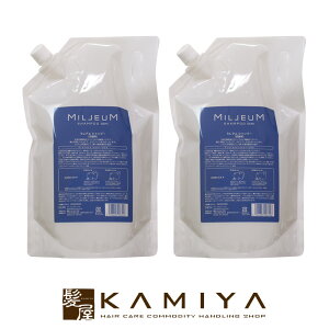 【LINE登録で300円クーポン】デミ ミレアム ヘアケア シャンプー 1800ml 詰替用×2個セット|demi ノンシリコン ノンシリコーン シリコンフリー シリコーンフリー 詰め替え 大容量 レフィル パウチ