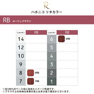 ハホニコリタカラーブラウン1剤RB100g