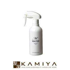 【LINE登録で300円クーポン】髪様からの贈り物 Mウォーター 280ml|ブローローション 化粧水 ヘア ローション 頭皮 保湿 ヒト幹細胞 配合 電解 還元性 イオン水 浸透 艶 つや ハリ 弾力 全身 潤い うるおい 潤う うるおう セラミド スキンケア ヘアケア