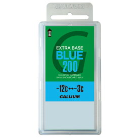 ガリウム ワックス EXTRA BASE BLUE 200 GALLIUM WAX スキー　ボード　チューンナップ　メンテナンス　スキーワックス　ボードワックス