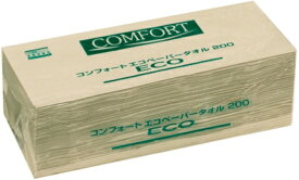 日本製紙クレシア　コンフォート　エコペーパータオル200　42パック　まとめ買い　送料無料