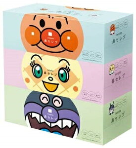 王子ネピア ネピア アンパンマン 鼻セレブ ティッシュ 360枚(180組)3箱×10パック まとめ買い 送料無料