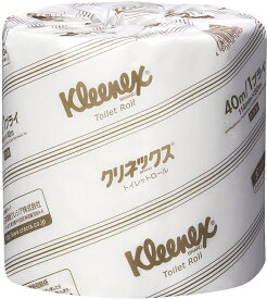 日本製紙クレシア　クリネックス1ロール　ダブル40m 80個入り　個包装　まとめ買い　送料無料