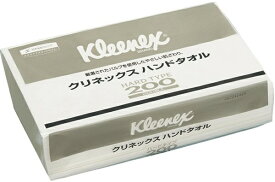 日本製紙クレシア　クリネックス　ハンドタオル　ハードタイプ200　30パック　まとめ買い　送料無料