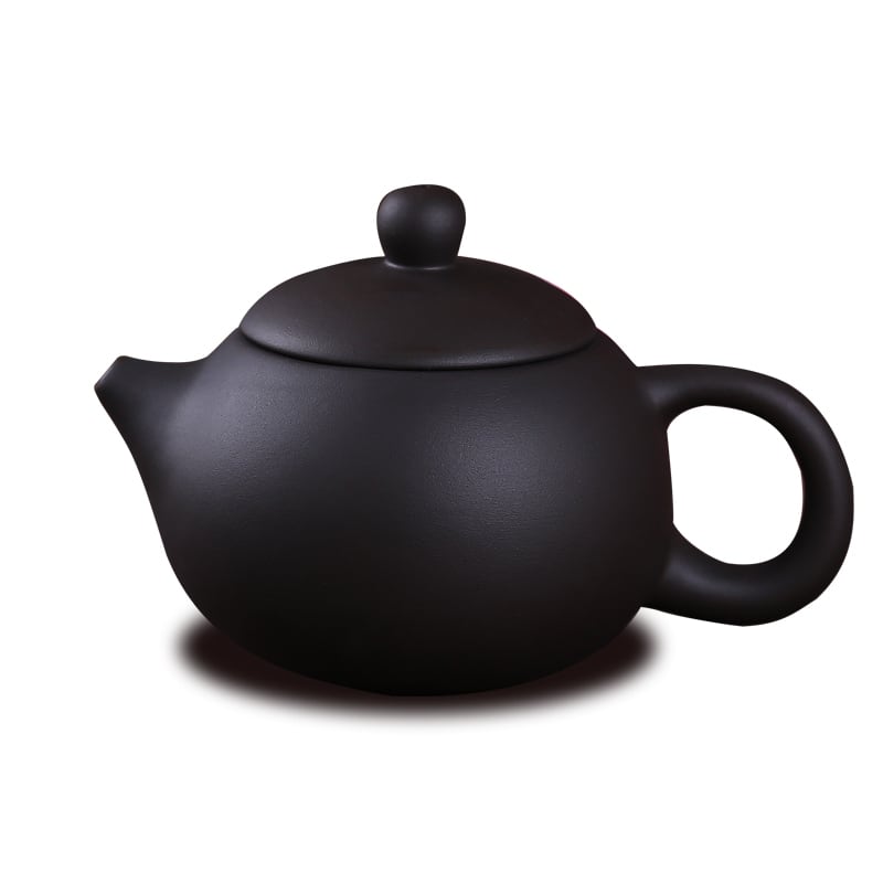楽天市場】中国茶器 茶壺 140ml 陶器 ２色 ( 茶色 黒茶色 ) フィルター 