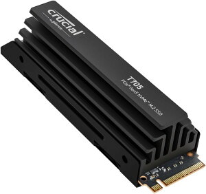 SSD �����^ Crucial�@�N���[�V���� T705 �q�[�g�V���N�t 2TB 3D NAND NVMe PCIe5.0 M.2 SSD �ő�14,500MB/�b CT2000T705SSD5-JP PC�p�[�c