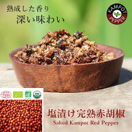 数量限定《 大阪万博 展示販売》 カンポットペッパー 塩漬け 完熟 赤胡椒 25g カンボジア オーガニック …