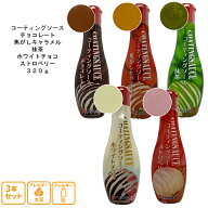 日世 コーティングソース 選べる3本セット 3本 チョコレート　キャラメル　ホワイトチョコ　ストロベリー…