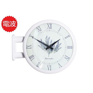 Morden Double Clock Lavender zCg  z CeA ʕǊ|v ʓdgv ʎv x_[
